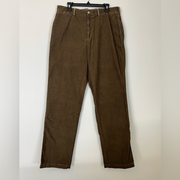 Daniel Cremieux Corduroy Pants 36x34 NWT Brown 100% Cotton - Picture 1 of 7
